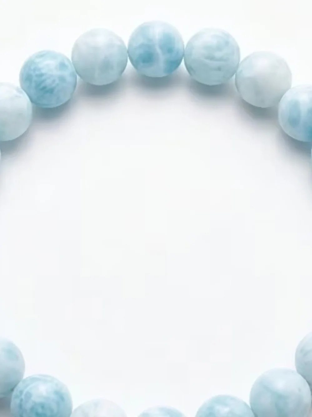 🩵🩵NEW🩵🩵 PRETTY!! 8MM LARIMAR Beaded Stretch Bracelet